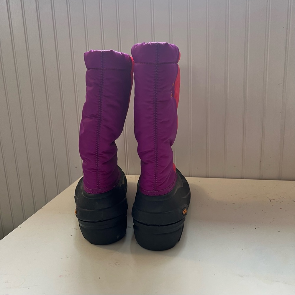 SOREL Youth Girls Boots Pink Insulated Winter Snow Shoe Sz 7 - Picture 6 of 10